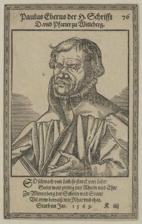 Bildnis des Paul Eber
