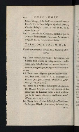 264-277, Théologie Polémique