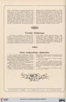 Unsere kunstgewerblichen Musterblätter