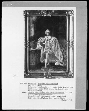 Bildnis Friedrich I., König von Schweden