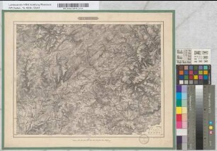 [Topographische Karte 1 : 80.000 von Rheinland und Westfalen-Generalstabskarte -]. Birkenfeld. LF 24°30' B 49°30'. GRaviert v. H. Hinersin 1852.