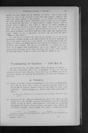 Versammlung zu Graudenz. - 1450 Mai 31.