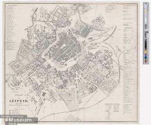 Plan von Leipzig