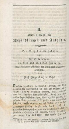 Wissenschaftliche Abhandlungen und Aufsätze