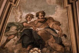 Evangelisten und Tugenden