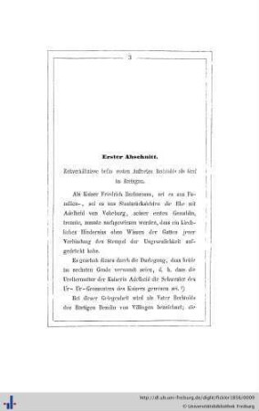 1. Zeitverhältnisse beim ersten Auftreten Berhtolds als Graf im Breisgau.