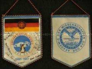 Wimpel der Antarktisforschung der DDR