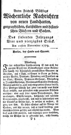 Vier und vierzigstes Stück