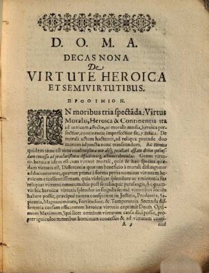 Illustrium Qvaestionum Ethicarum, Centuriae Posterioris, Decas Nona