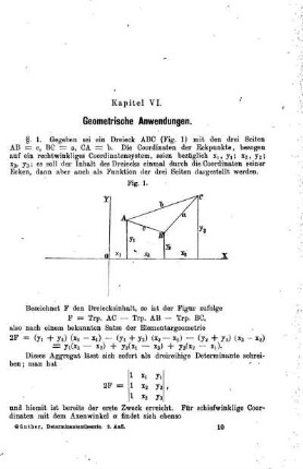 Kapitel VI. Geometrische Anwendungen.