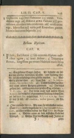 Bellum Illyricum. Cap. V