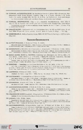 Sammelnummern (Nr. 764-795)
