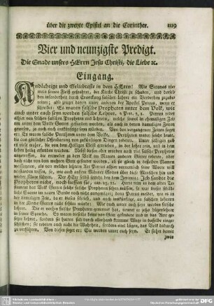 Vier und neunzigste Predigt