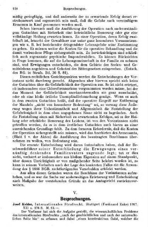158-159, Josef Kohler. Internationales Strafrecht. 1917