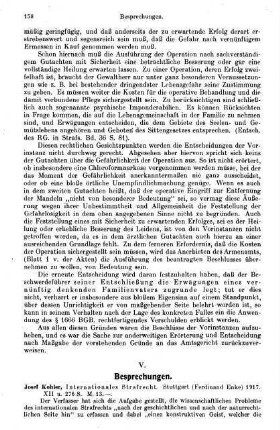 158-159, Josef Kohler. Internationales Strafrecht. 1917