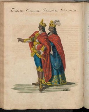 No. 82. Trachten XI. Die Peruanischen Incas.