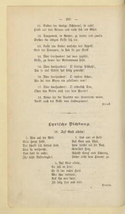 Lyrische Dichtung