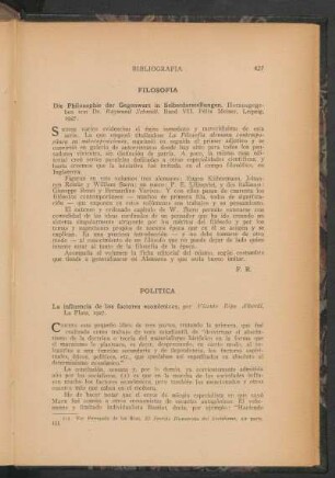 Filosofía