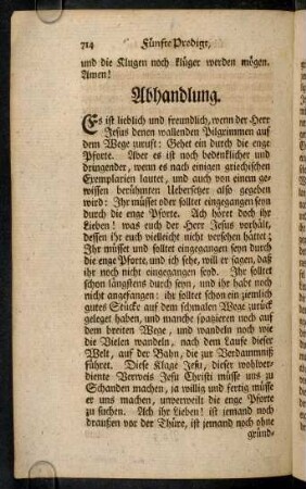 714-723, Es ist lieblich und freundlich, wenn der Herr Jesus ...