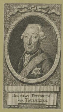 Bildnis des Bogislav Friedrich von Tauentzien