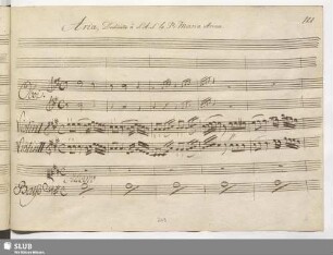 Aria - Mille voci aver vorrei