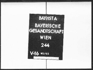 Verschiedene Aktenabschriften aus Wien