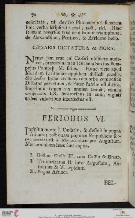 Periodus VI