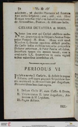 Periodus VI