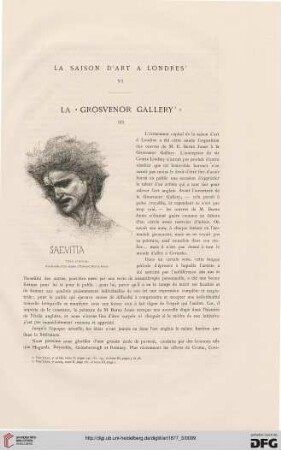 3: La saison d'art à Londres, [3] : La "Grosvenor Gallery"