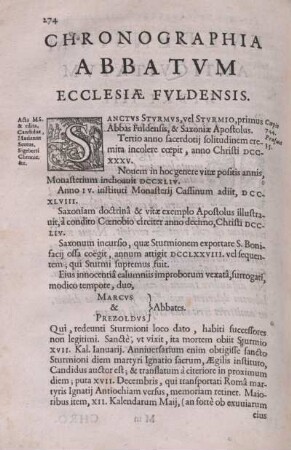 Chronographia Abbatum Ecclesiae Fuldensis.