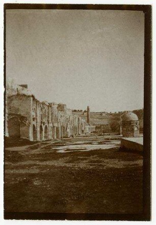 Nordseite des haram v. W. [Tempelberg, Jerusalem]