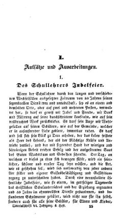 Des Schullehrers Jubelfeier