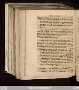 Cap. III. De Librorum Profanorum Amatoribus.
