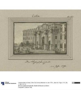 Cölln. Die Schlossfreiheit. im Jahr 1791.