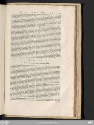 Vers. XV. Ne dicas contrà proximum tuum testimonium falsum.