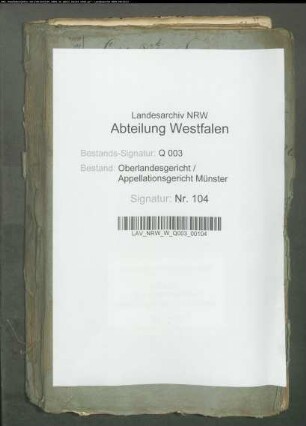 Beitreibung der Außenstände der Forst- und Renteikasse