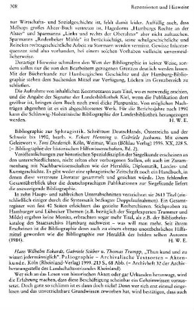 Eckardt, Hans Wilhelm ; Stüber, Gabriele ; Trumpp, Thomas :: "Thun kund und zu wissen jedermänniglich", Paläographie - Archivalische Textsorten - Aktenkunde, (Archivheft der Archivberatungsstelle des Landschaftsverbandes Rheinland, 32) : Köln, Rheinland- Verlag, 1999