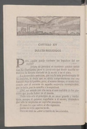 Capítulo XIV - Dulces recuerdos