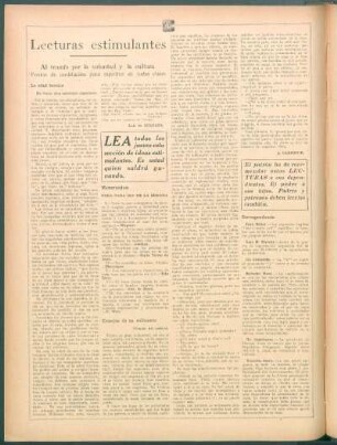 La edad heroica : No freno, sino estímulos superiores