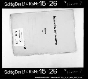 Verzeichnis der dienstpflichtigen Untertanen Enthält: u. a.: Namenslisten