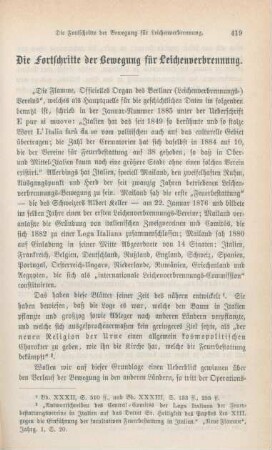 419-428 Die Fortschritte der Bewegung für Leichenverbrennung