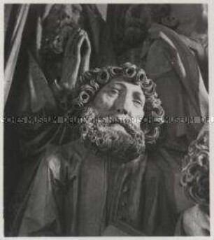 Creglingen, Herrgottstal, Herrgottskirche, Marienaltar, Apostel aus der linken Gruppe