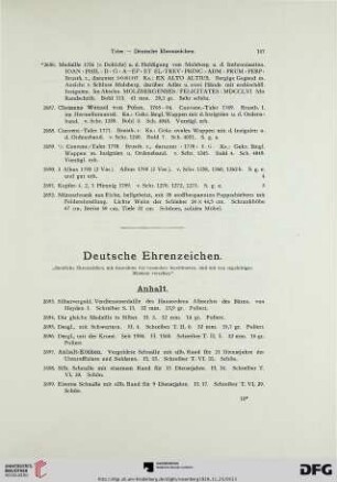 Deutsche Ehrenzeichen (Nr. 2693-3549)