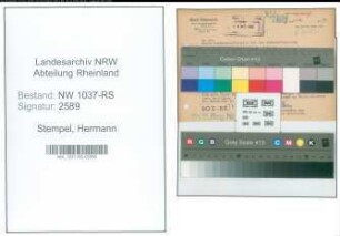 Entnazifizierung Hermann Stempel , geb. 02.11.1896 (Betriebsleiter)