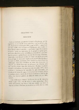 Chapitre VII 1870-1872