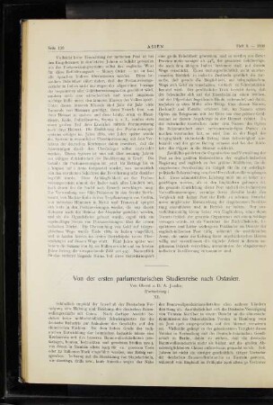 Von der ersten parlamentarischen Studienreise nach Ostasien.