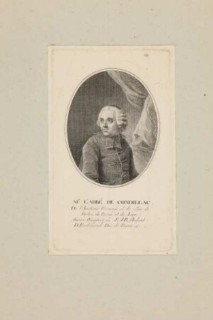 Bildnis des Abbé de Condillac