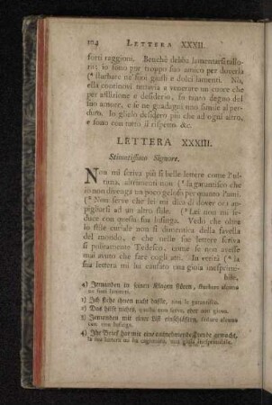 Lettera XXXIII.