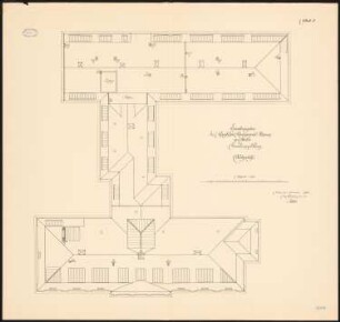 Unterrichtsanstalt des Kunstgewerbemuseums, Berlin Erweiterung: Grundriss DG 1:100