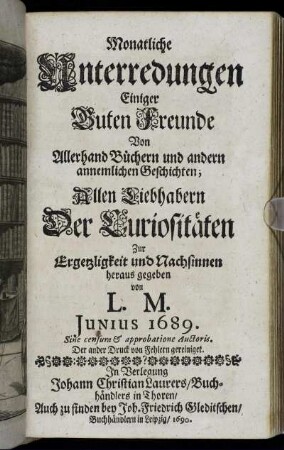 Junius 1689.